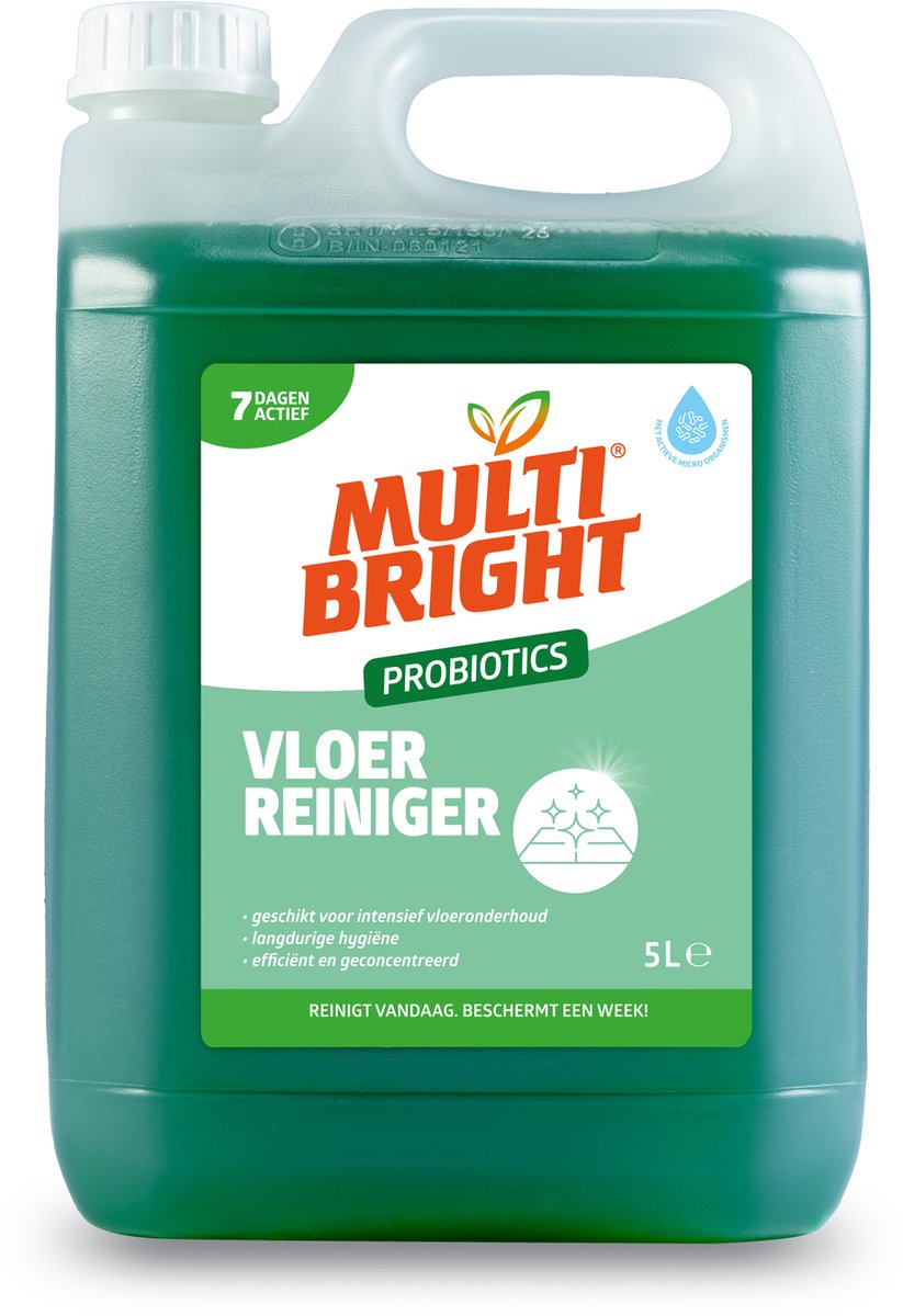 Multibright probiotische Vloer reiniger 5 liter - losse fles - 1 stuk