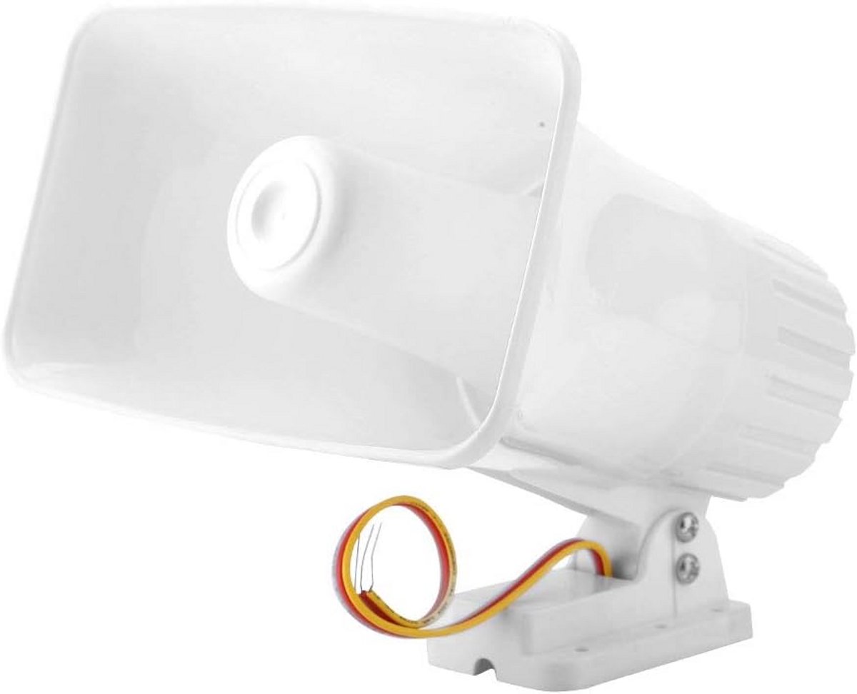 Alarm Sirene - Waarschuwingshoorn Geluidssysteem - Beveiliging Thuis - 150 Decibel Dubbele Toon - DC 12V