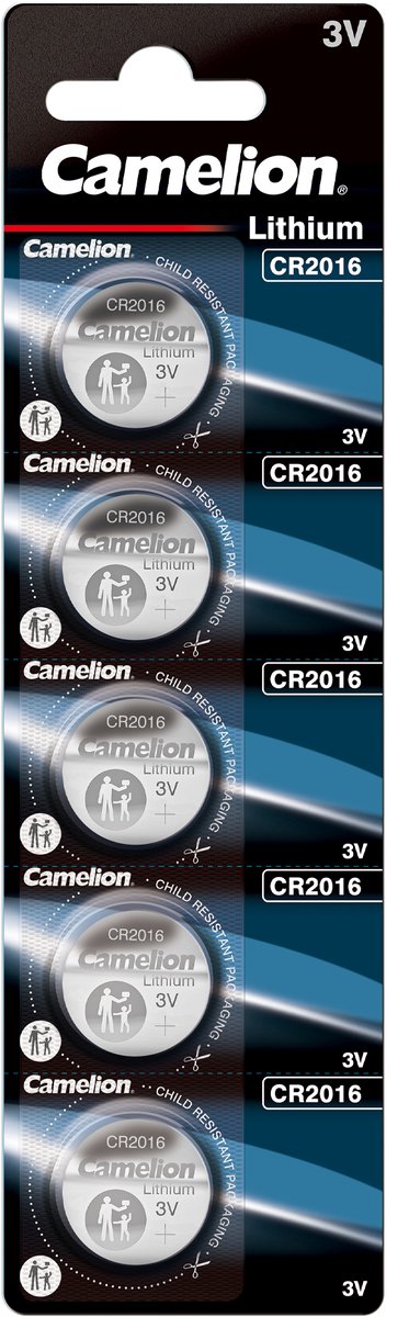 Camelion 13005016 huishoudelijke batterij Wegwerpbatterij CR2016 Lithium