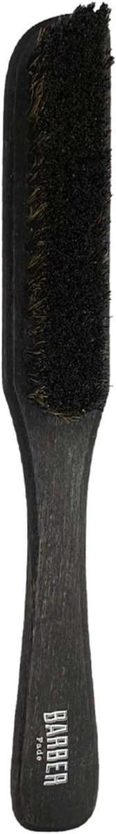 Baardborstel - Reinigingsborstel Man - Haar Verwijderen - Professionele Kapperskwaliteit - 19cm Lengte - Zwart