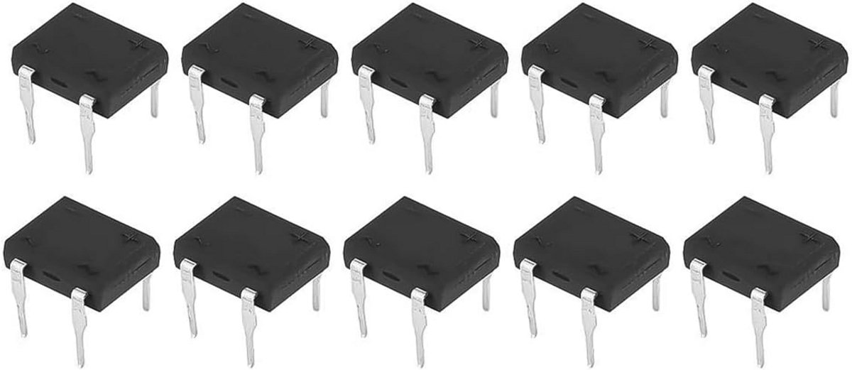 Brug Gelijkrichter - Diode Component - AC naar DC - 1000V 1A - 4 Pin