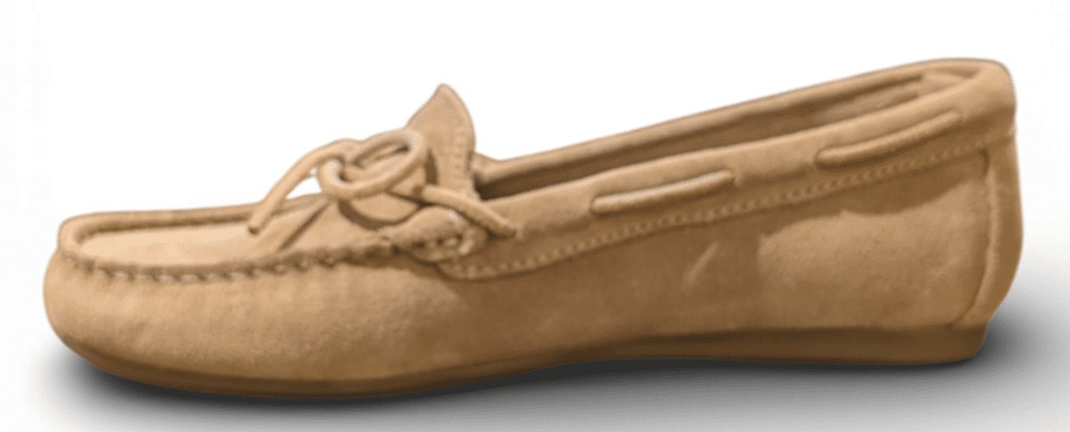 Hee! Dames Bootschoen | Camel | Maat: 41