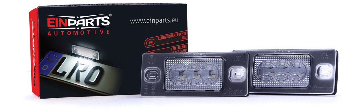 Einparts Autokentekenplaatverlichting Oe-Stijl Kit