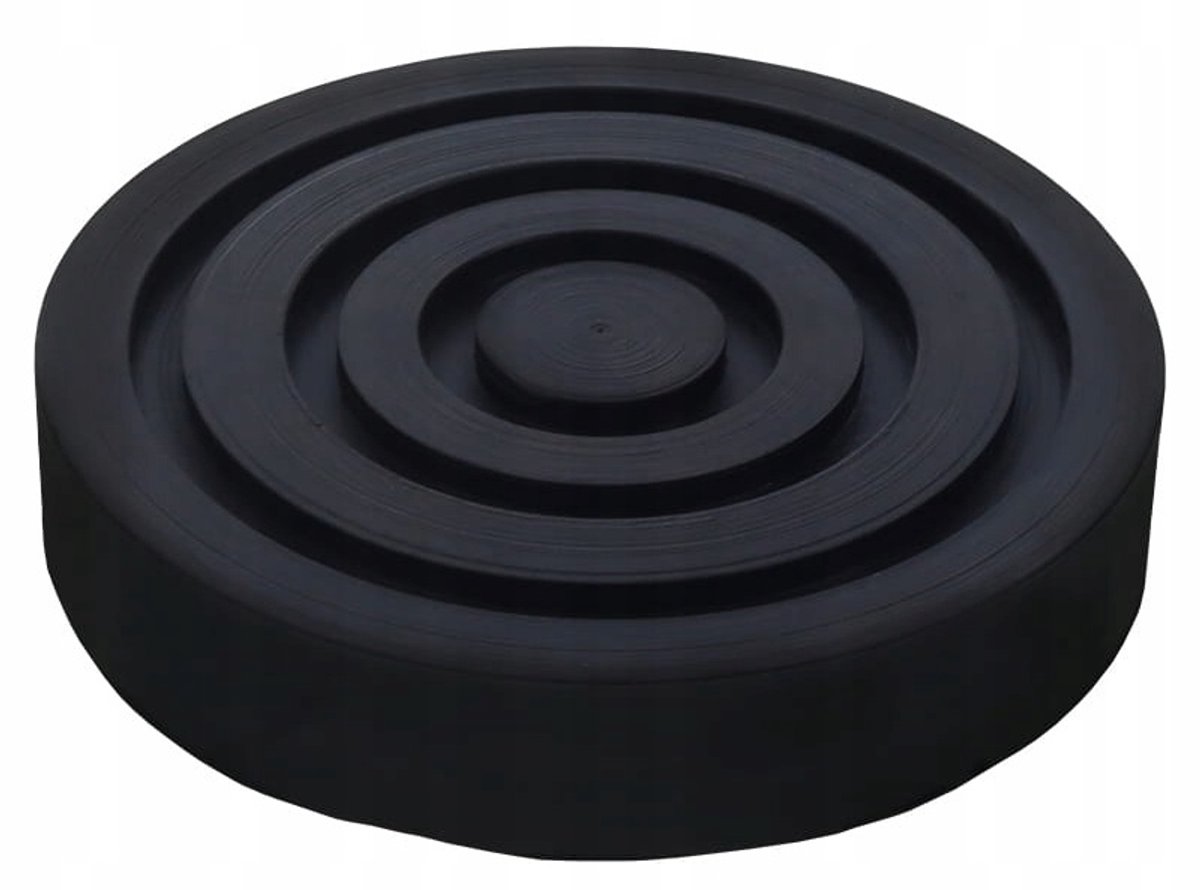rubberen opname pad 130x120x26 mm - steunrubber - beschermrubber - hefbrug pad
