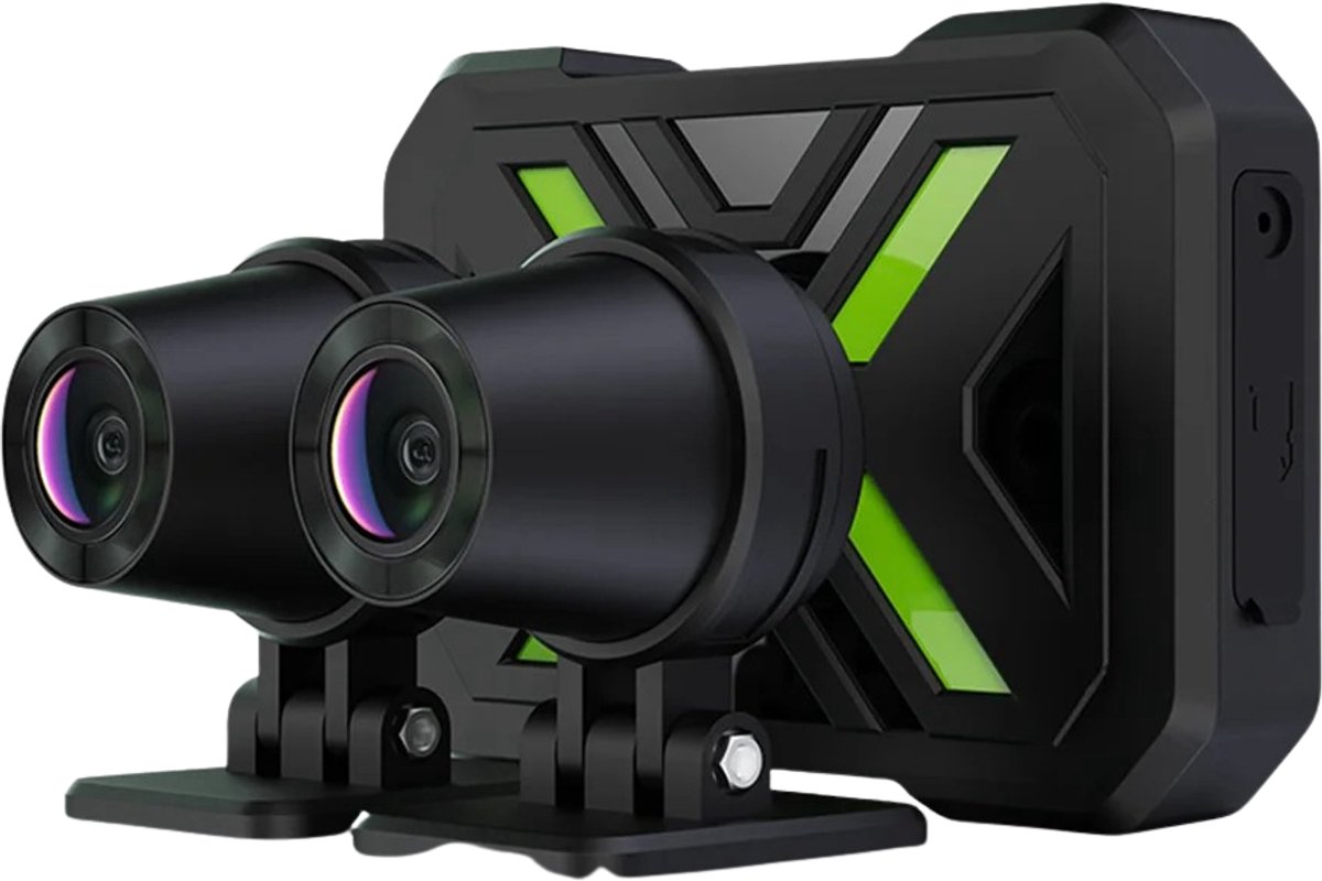 HOB DualDash 1080P - Motor Dashcam - Voor & Achter Camera - Waterdicht IP67 - Nachtzicht - Anti-vibratie - Bots Detectie - WIFI