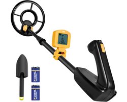 DETECT-IT Metaaldetector - Voor kinderen - Waterdicht & Lichtgewicht - LCD Scherm - Verstelbaar - Inclusief Batterijen en Schep