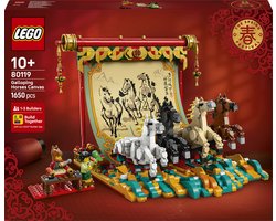 LEGO Chinees Nieuwjaar 80119 - Display met galopperende paarden Image