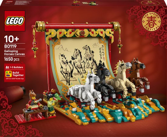 LEGO Seasonal Galopperend Paard canvas 80119