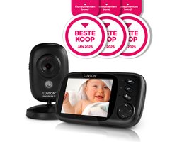 LUVION® Platinum 3+ Black - Babyfoon met Camera - Uitbrei...