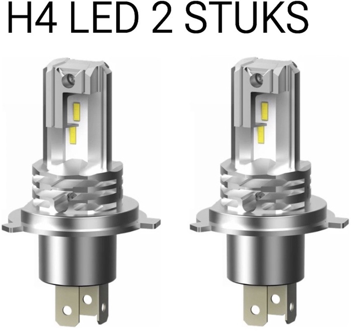 medj-H4 LED lamp/6000k /Auto/Canbus / 12V /2Stuks