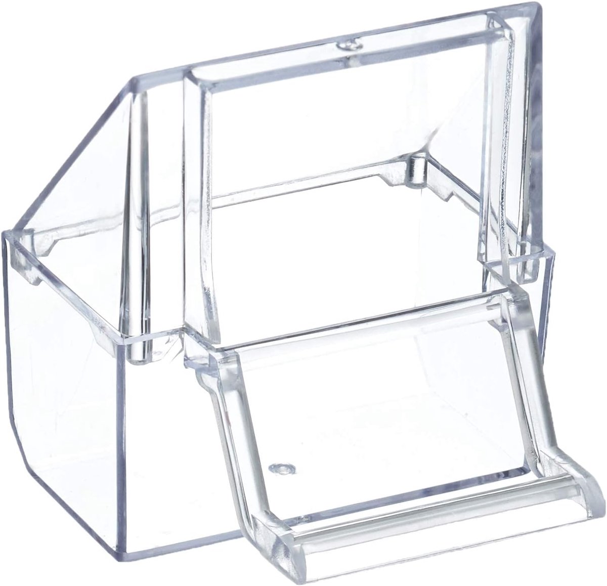Vogelkooi Voederdispenser - Vogelvoerbakje - Kleine Vogels - Compact Ontwerp - 6.8 x 6.8 x 6.8 cm