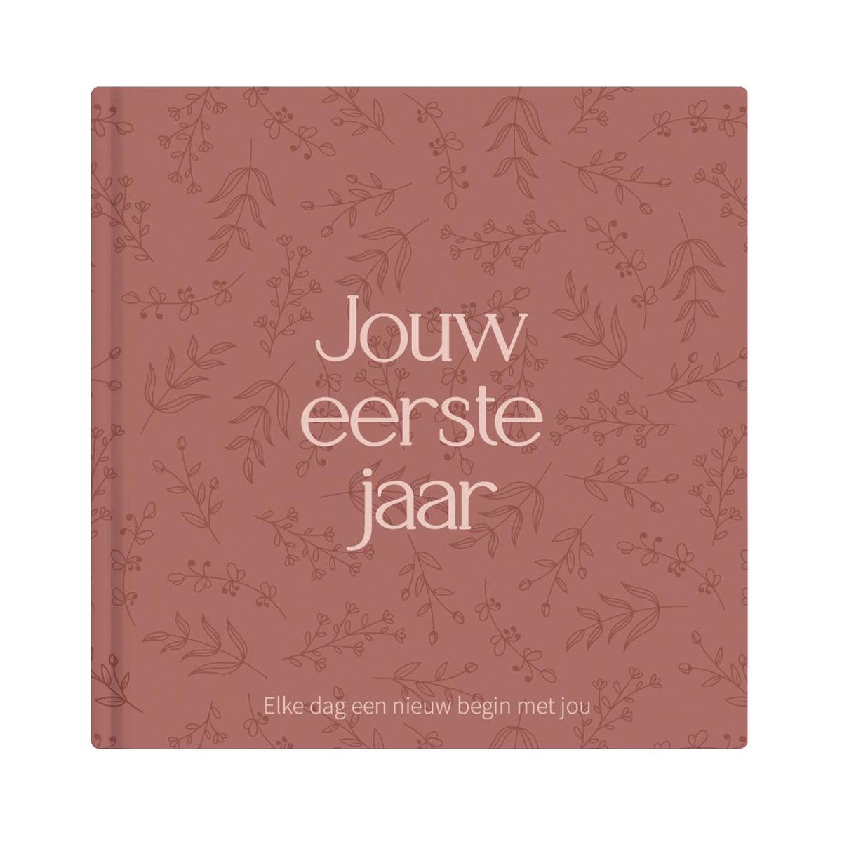 Writemoments Baby boek eerste kaar - Terra Roze - baby invulboek - 0-1 jaar