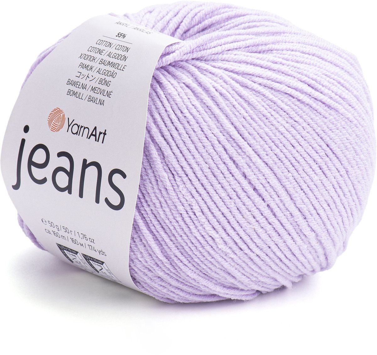 YarnArt Jeans – Katoenmix Breigaren – 50g – 160m – 55% Katoen / 45% Acryl – Voor Amigurumi & Kleding - Kleur 19