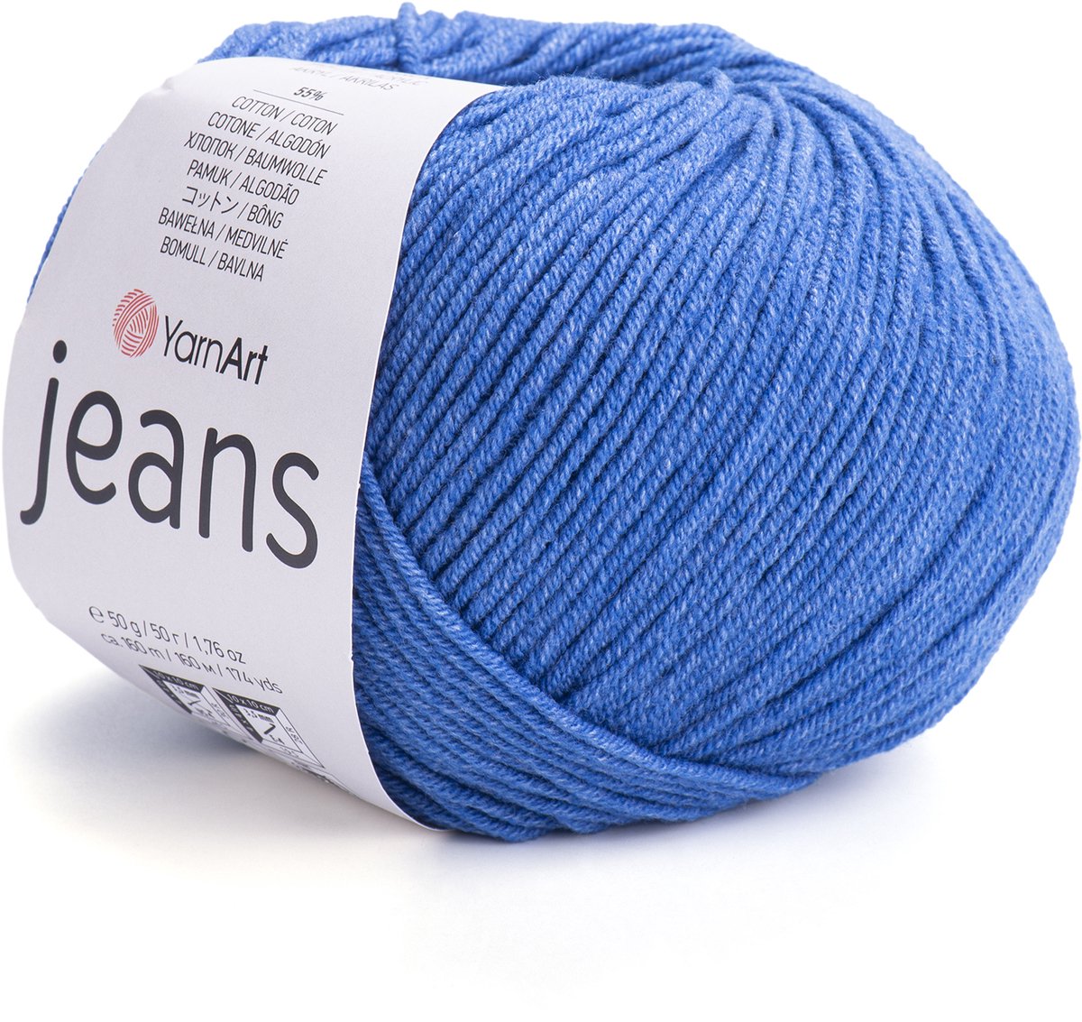 YarnArt Jeans – Katoenmix Breigaren – 50g – 160m – 55% Katoen / 45% Acryl – Voor Amigurumi & Kleding - Kleur 17