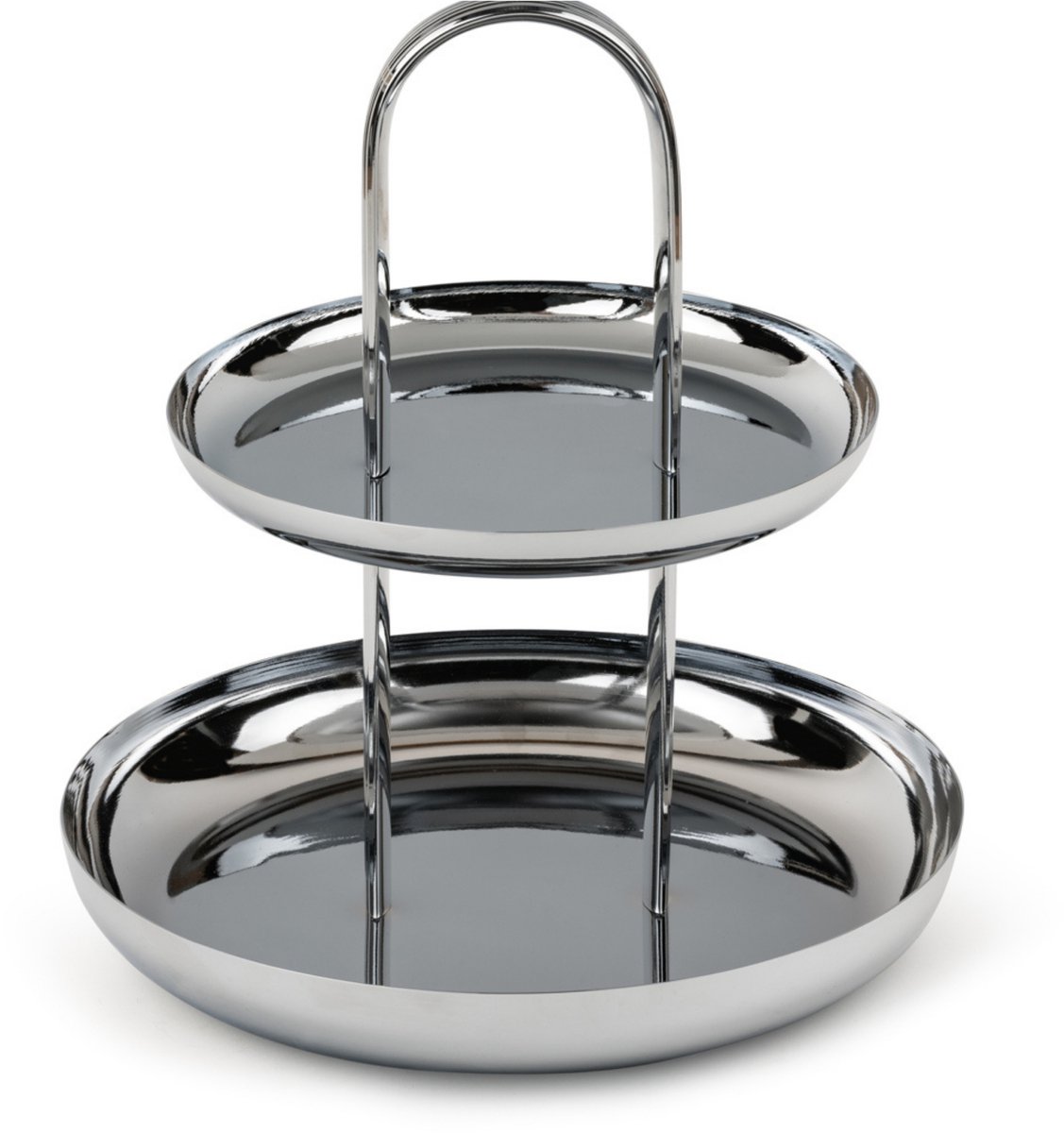 Zilverstad - Étagère Elana zilver kleur - dienblad rond