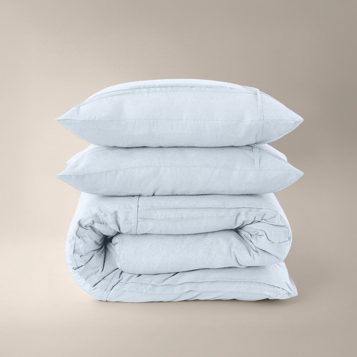 Dekbed-Discounter - Sleeptime Dekbedovertrek 140 x 200/220 cm - Korte instopstrook - Wasbaar op 40 graden - Inclusief 1 kussensloop - Wit