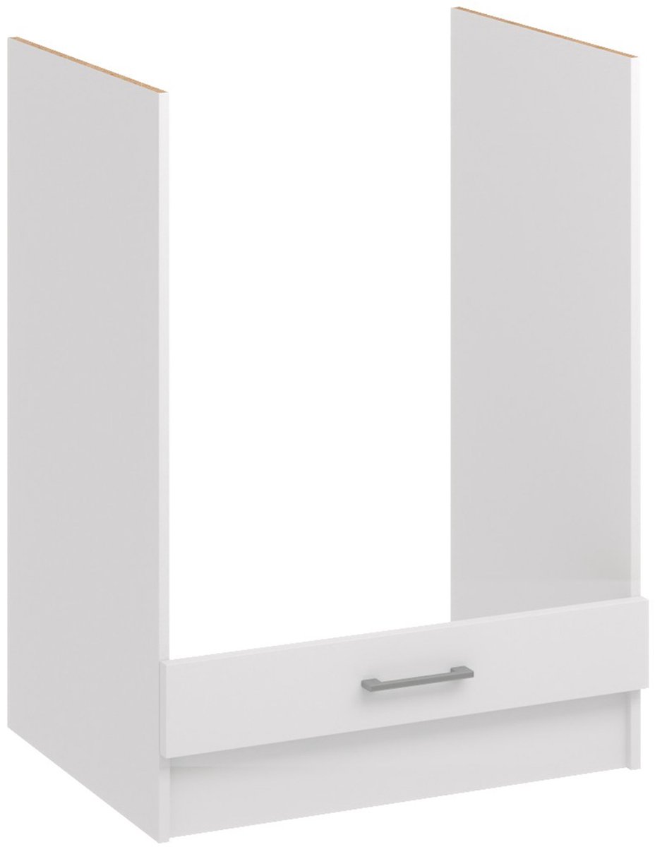 ROE Furniture - Keukenkast D60 P - Biały Mat - Onderkast Piekarnik - 82x60x44 cm