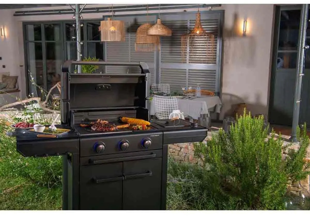 Campingaz 3 Series Onyx S gasbarbecue met zijbrander – modulaire BBQ – 5 jaar garantie – Zwart – foto 7