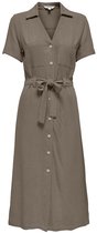 ONLY - ONLSIESTA SS LIN BL SHIRT DRESS PNT NOOS Dames Jurk