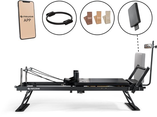 SET: Pilates Reformer Set Inklapbaar voor Thuis en Studio - €499,00