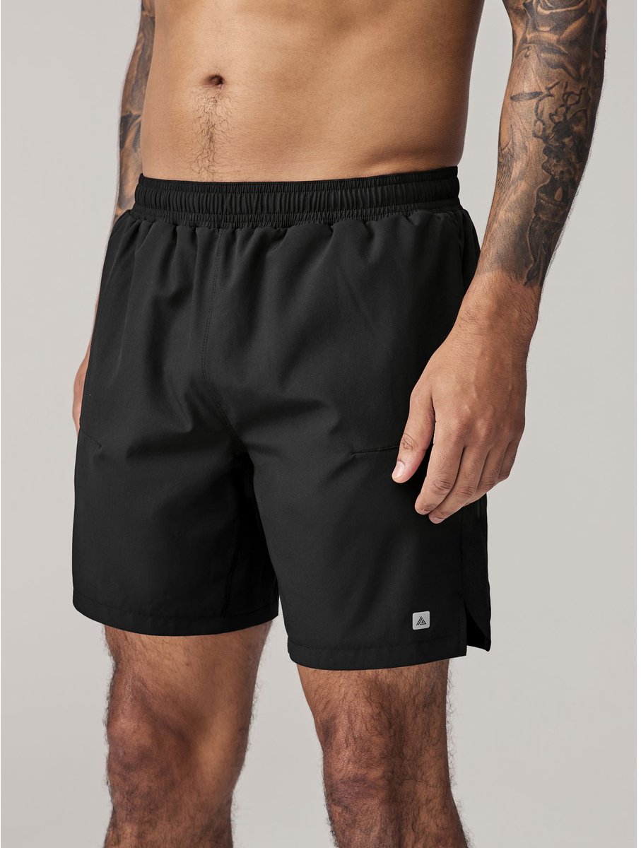 Next - Heren - 7 inch - Active sportschoolshort - Zwart