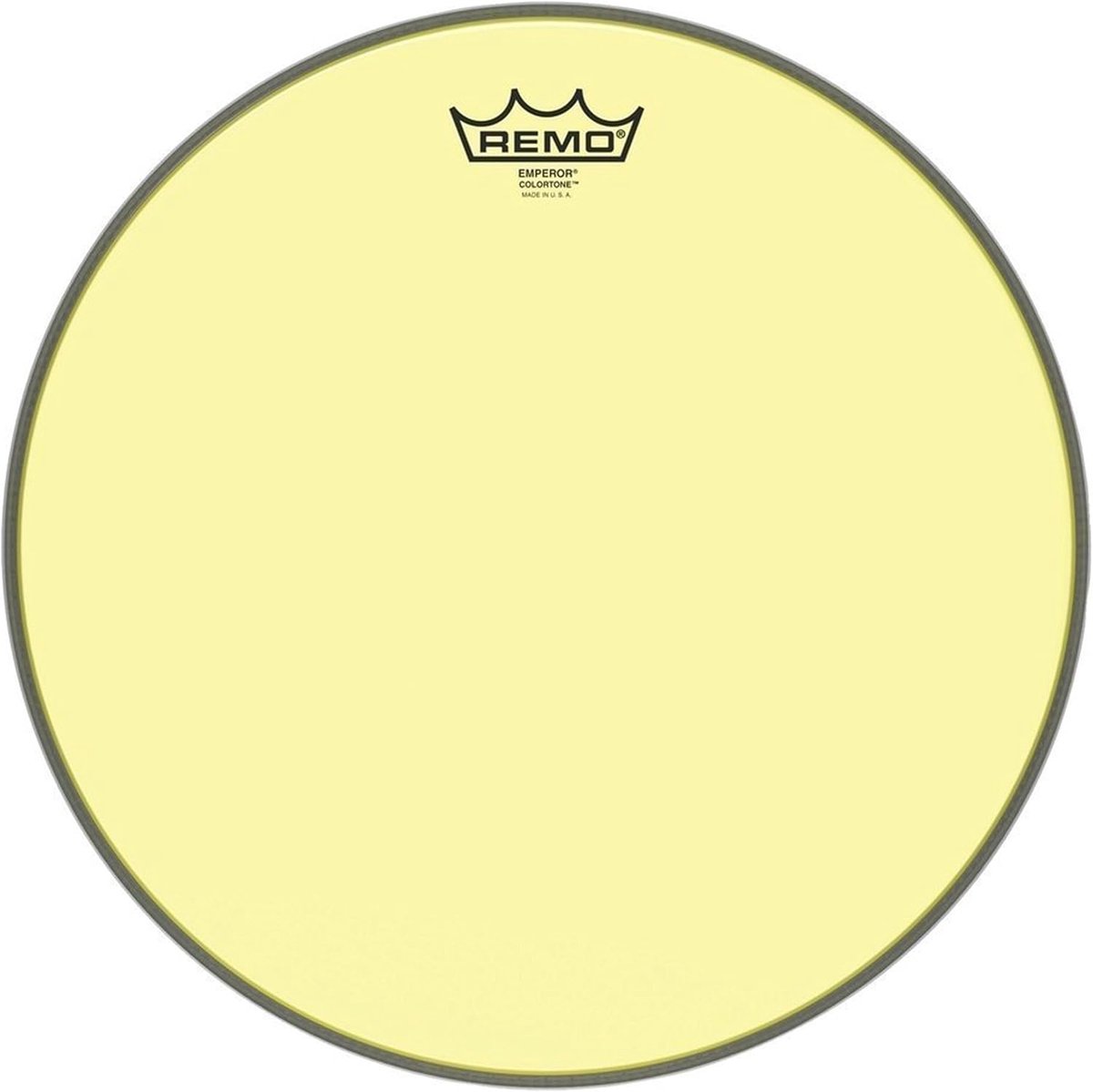 Drumvel Clear Emperor - Vervangend vel - Muziek Maken - Dubbele Mylar laag - 406 cm - Geel