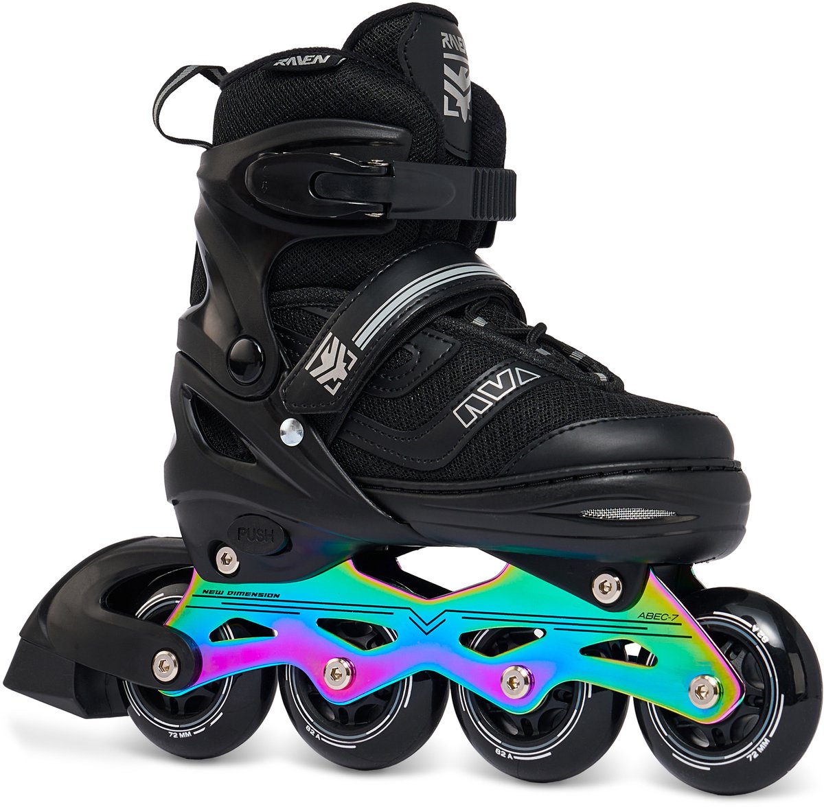 RAVEN Drill Neo Chrome Verstelbare Skeelers 34-37 Zwart