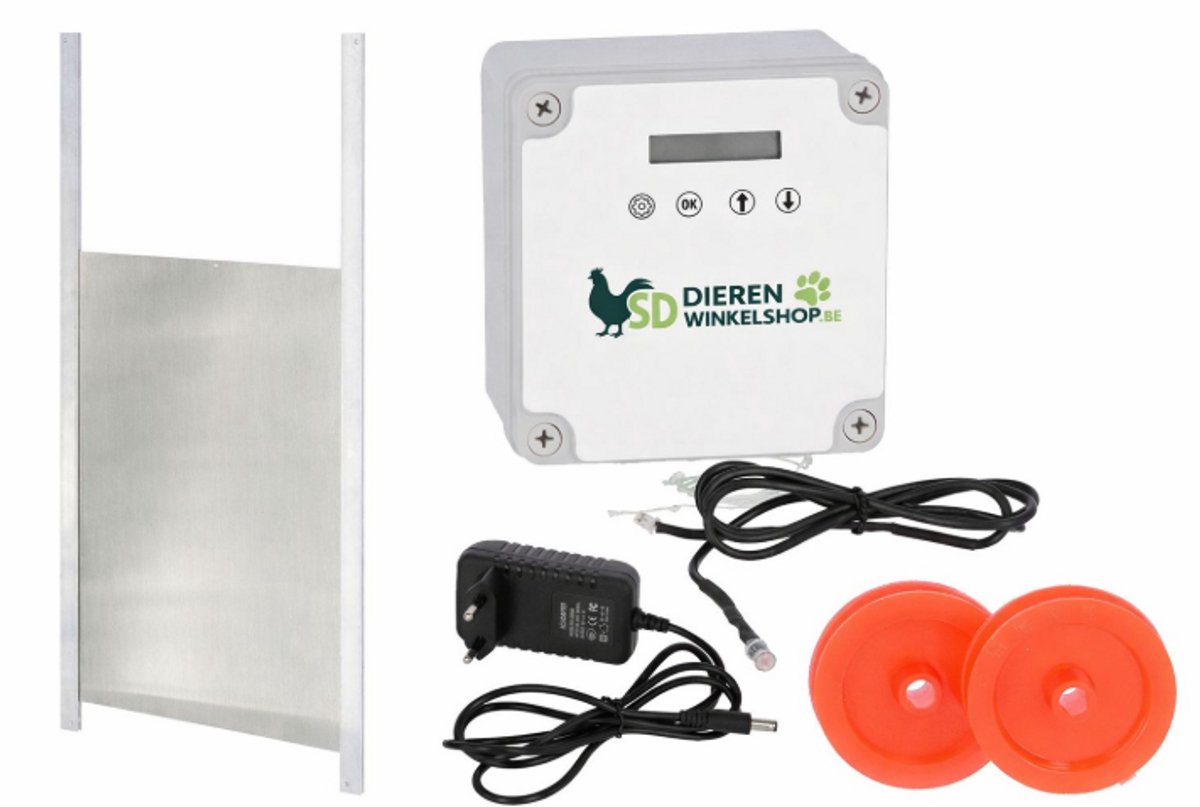 automatische kippendeur huismerk compleete set. automatische kippendeur huismerk compleete set.