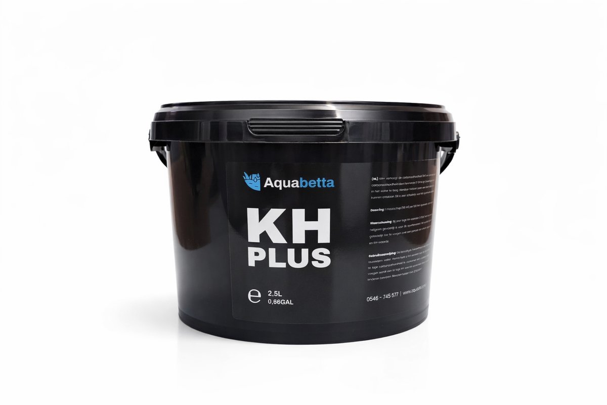 Aquabetta KH Plus 2,5L – Verhoogt waterkwaliteit – Stabiliseert pH – Essentieel voor gezonde vissen