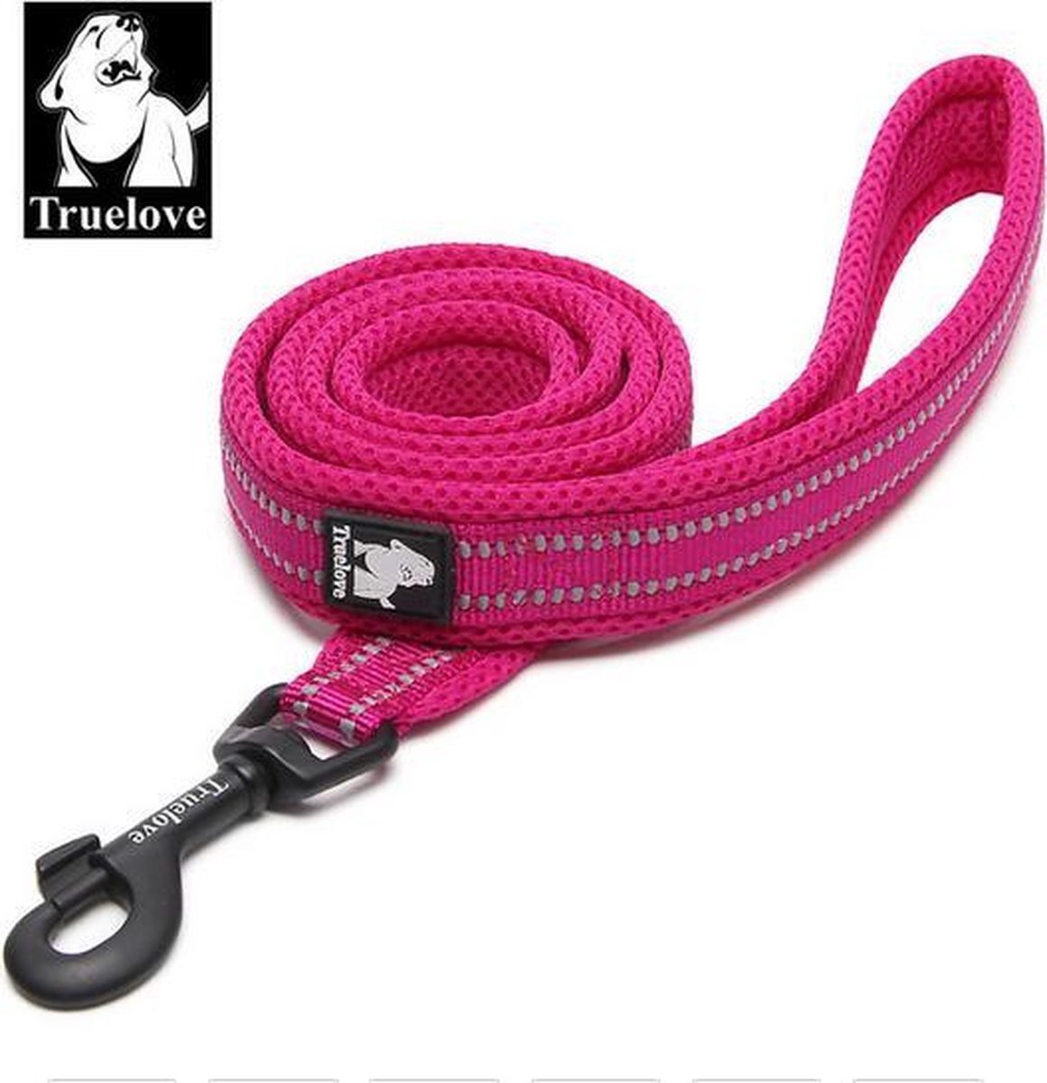 Truelove Hondenriem - Roze - M - 200cm - Incl. Hondenkoekjes