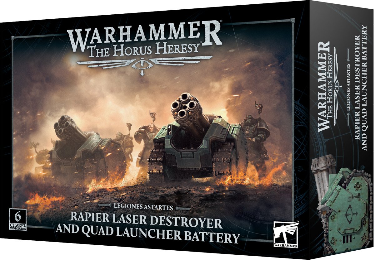 Warhammer - The Horus Heresy - Legiones Astartes - Rapier Laser Destroyer And Quad Launcher Battery - 31-104