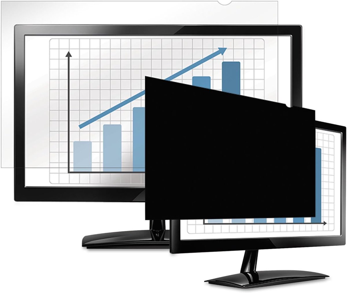 Scherm Privacyfilter - Beeldscherm Beveiliger - Bescherm Gevoelige Data - Zijdelings Zwart Zicht - 27 Inch Widescreen - Zwart