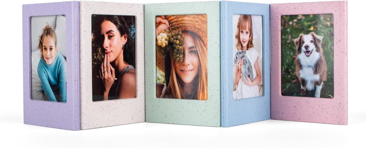 Mini Foto Magneten - Lijsten Set - Koelkast Decoratie - Helder Beschermend - 2x3 Inch
