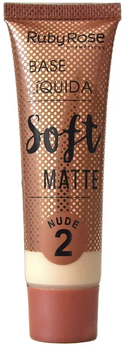 Ruby Rose - Soft Matte - Nude 2 - Foundation - Light Alabaster - Light Skin with a Balanced Neutral Base - 29 ml