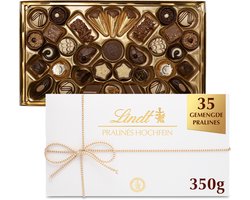Lindt PRALINES HOCHFEIN pralines 350 gram - Premium chocolade pralines - 35 stuks - Kerstcadeau