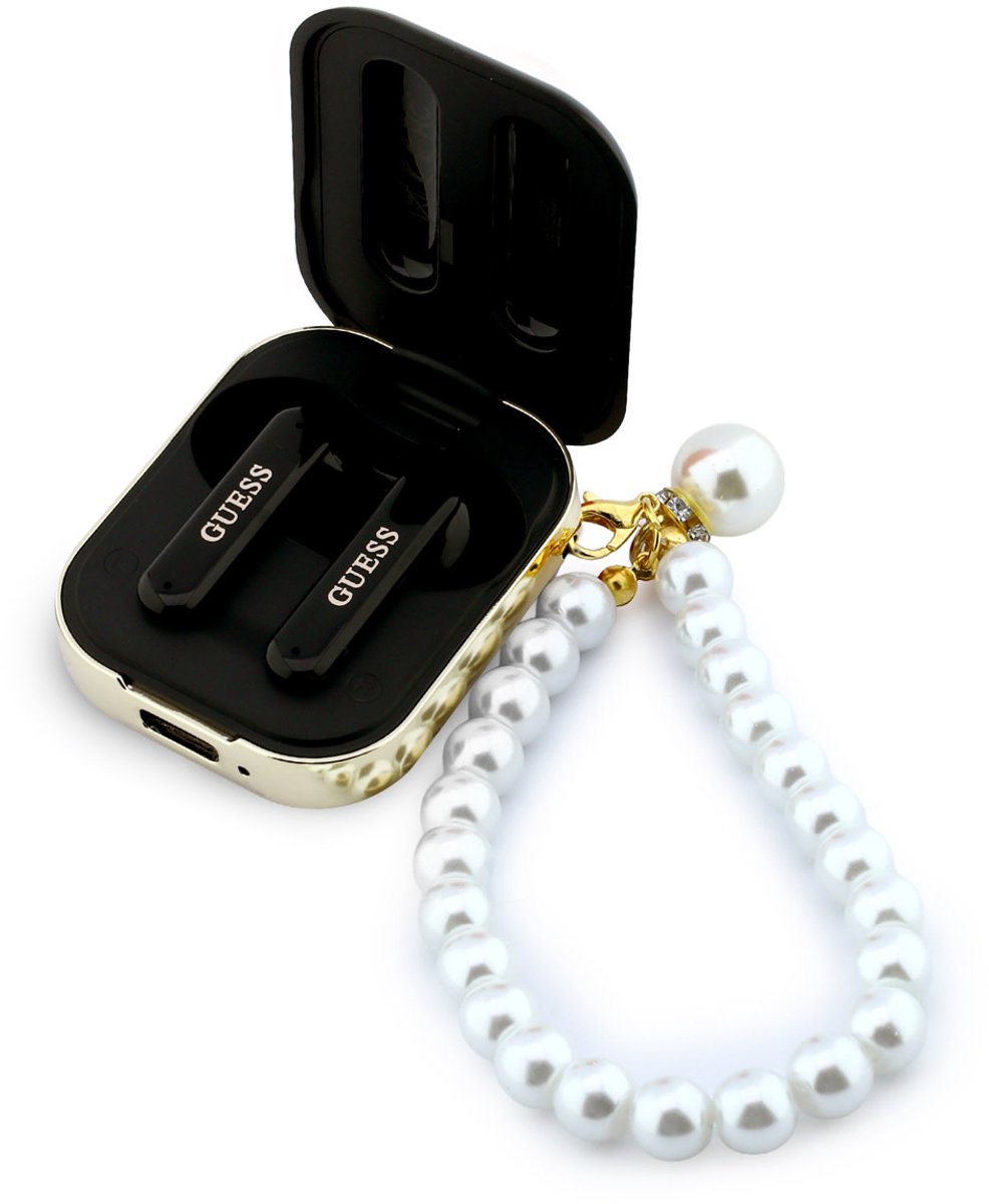 Guess oortjes met parel armband - TWS Bluetooth - Zwart