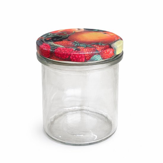 Jampotten - inmaak - glazen potten 346 ml met twist-off deksel (fruit classic) 6 stuks