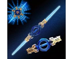 Dubbelzijdig lightsaber 108cm blauw
