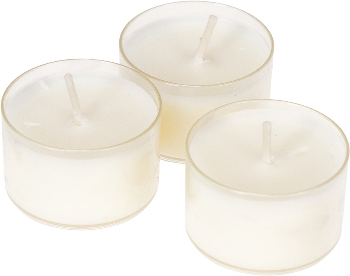 Citronella-geurende theelichtjes voor romantische avonden thuis of in