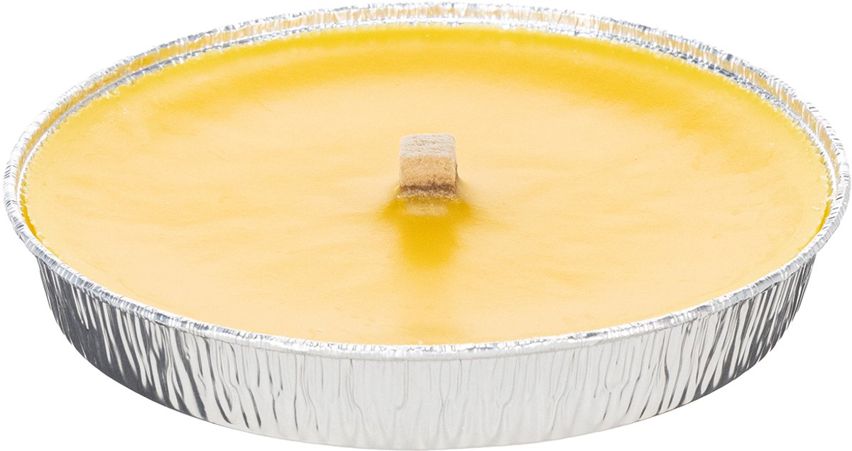 Wenzel Kerzen Citronella geurkaars tegen insecten, vlam in een schaal, perfect voor Gelb