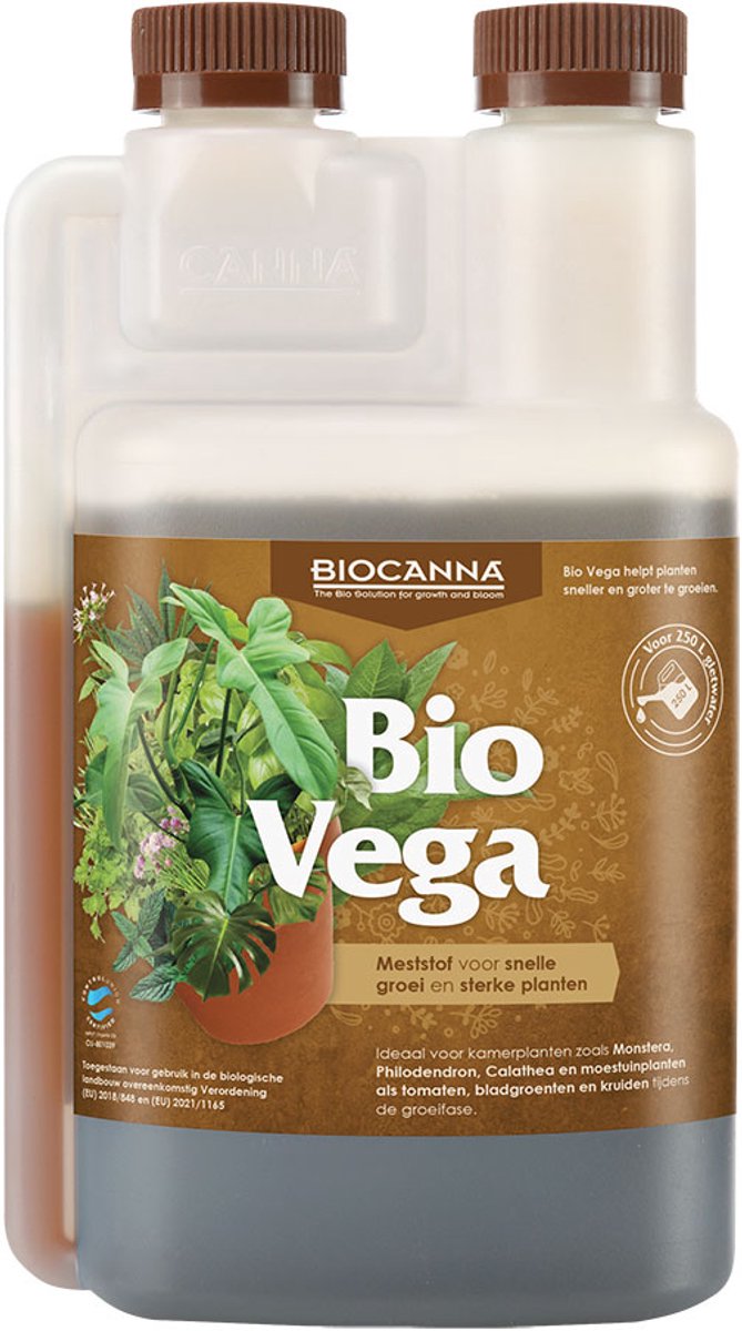 BIOCANNA Bio Vega 1L = 500 liter biologische plantenvoeding