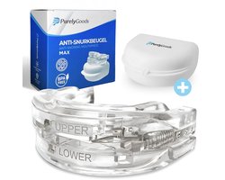 PurelyGoods® Snurkbeugel Max - Anti Snurk Beugel - Verstelbaar - Voor Mannen en Vrouwen