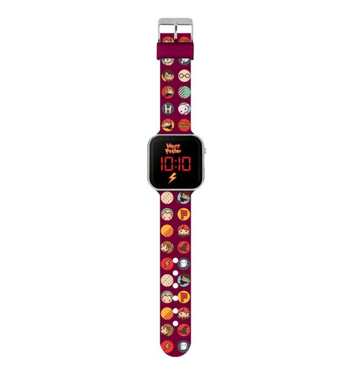 Disney LED Watch 5-DIS043 Harry Potter - Kinderhorloge Met LED Display Voor Datum en Tijd - Paars