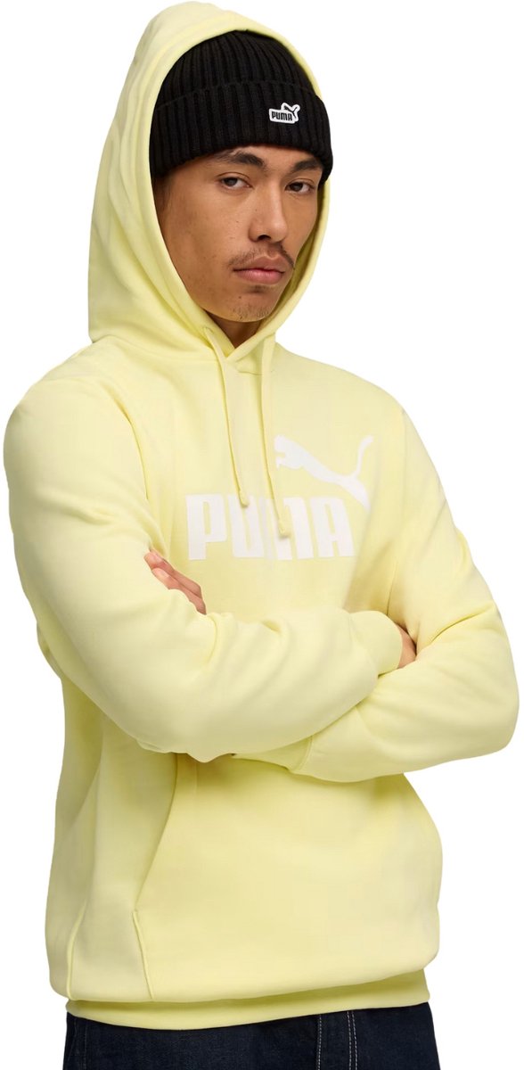 Puma ESS No.1 Logo Hoodie FL Heren Geel