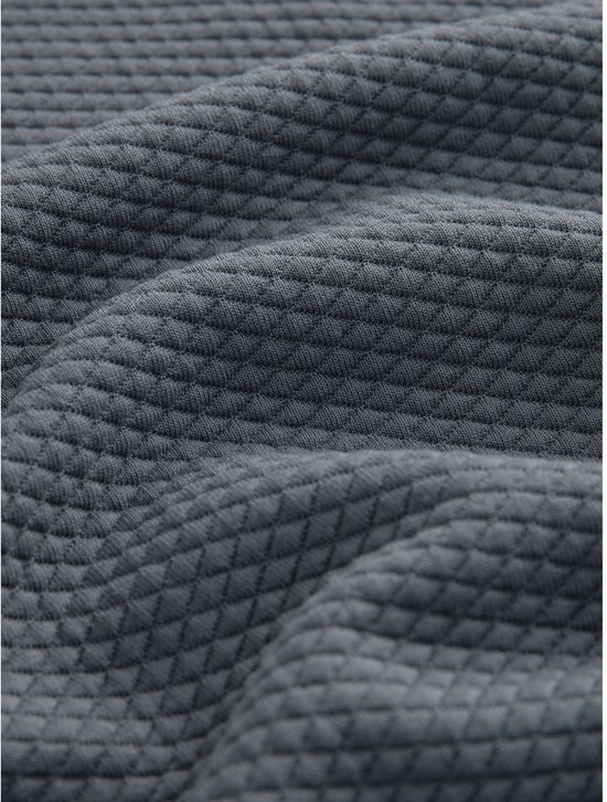 Next - Heren - Pullover-hoody met textuur - Grijs