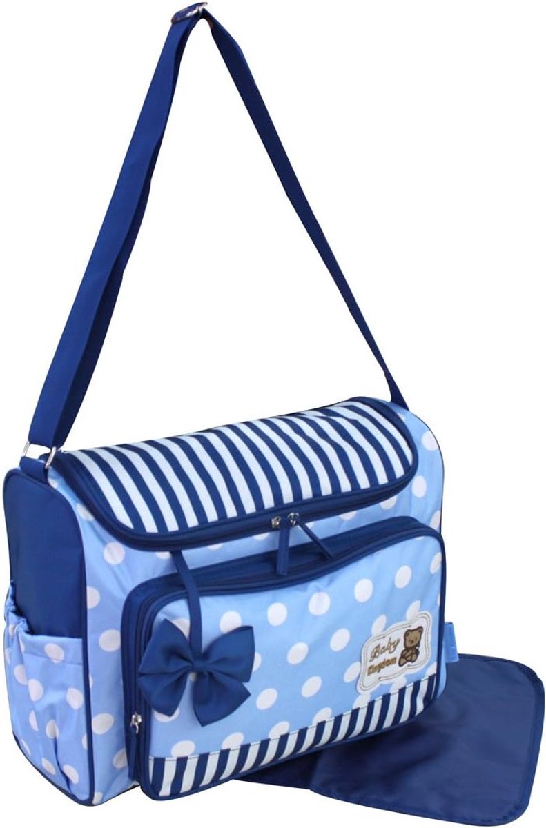 Luiertas Baby - Verzorgingstas Kinderwagen - Dagtocht Baby - Waterafstotend Polyester - 40x30x20 cm - Beige