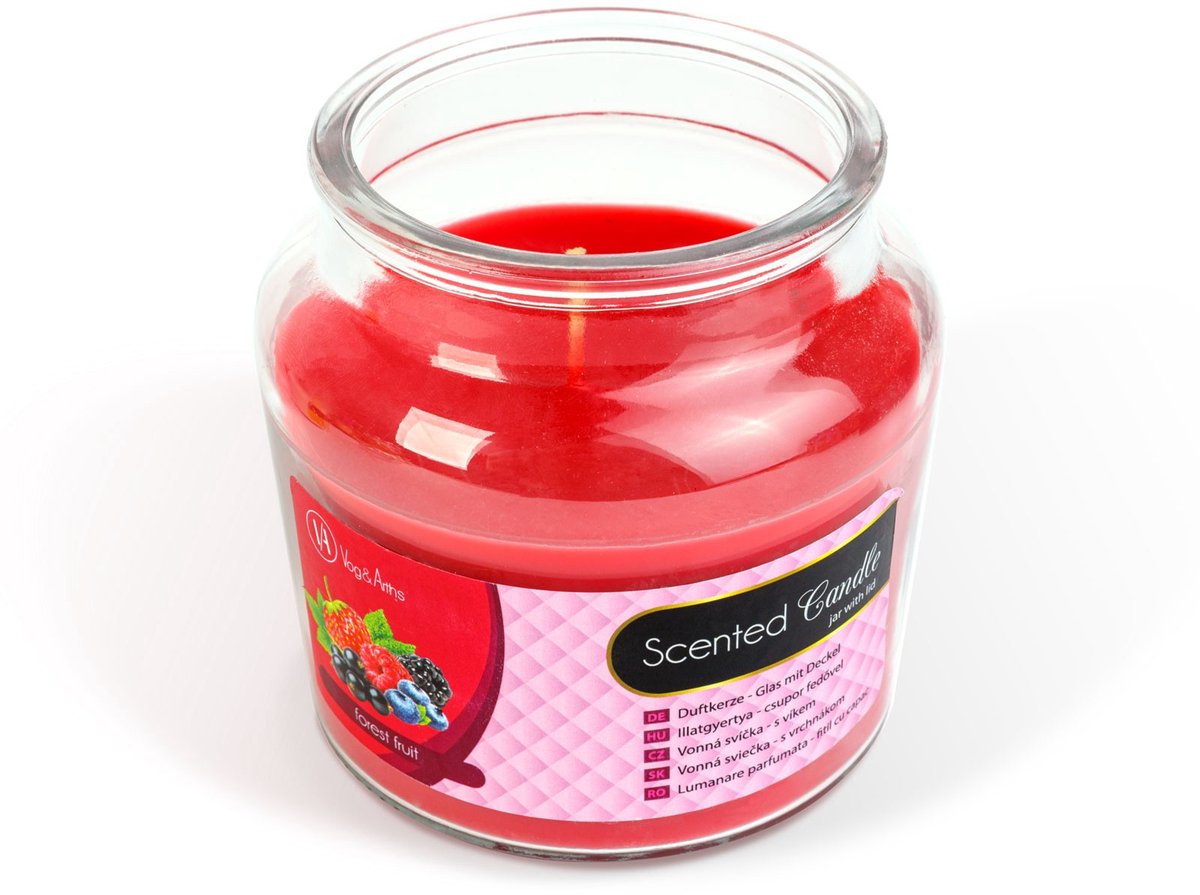 Geurkaars - pot met deksel - bosvruchten - 310 g 1 Stuks [58805B]