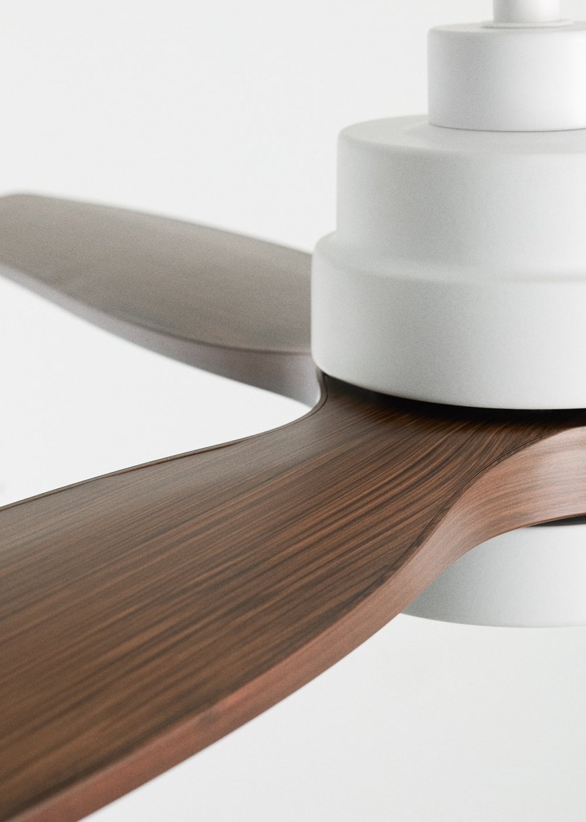 CREATE - Stille plafondventilator van 40 W met technische ABS-bladen, verkrijgbaar in verschillende maten - M - Met licht- WIFI - WIND STYLANCE – foto 2