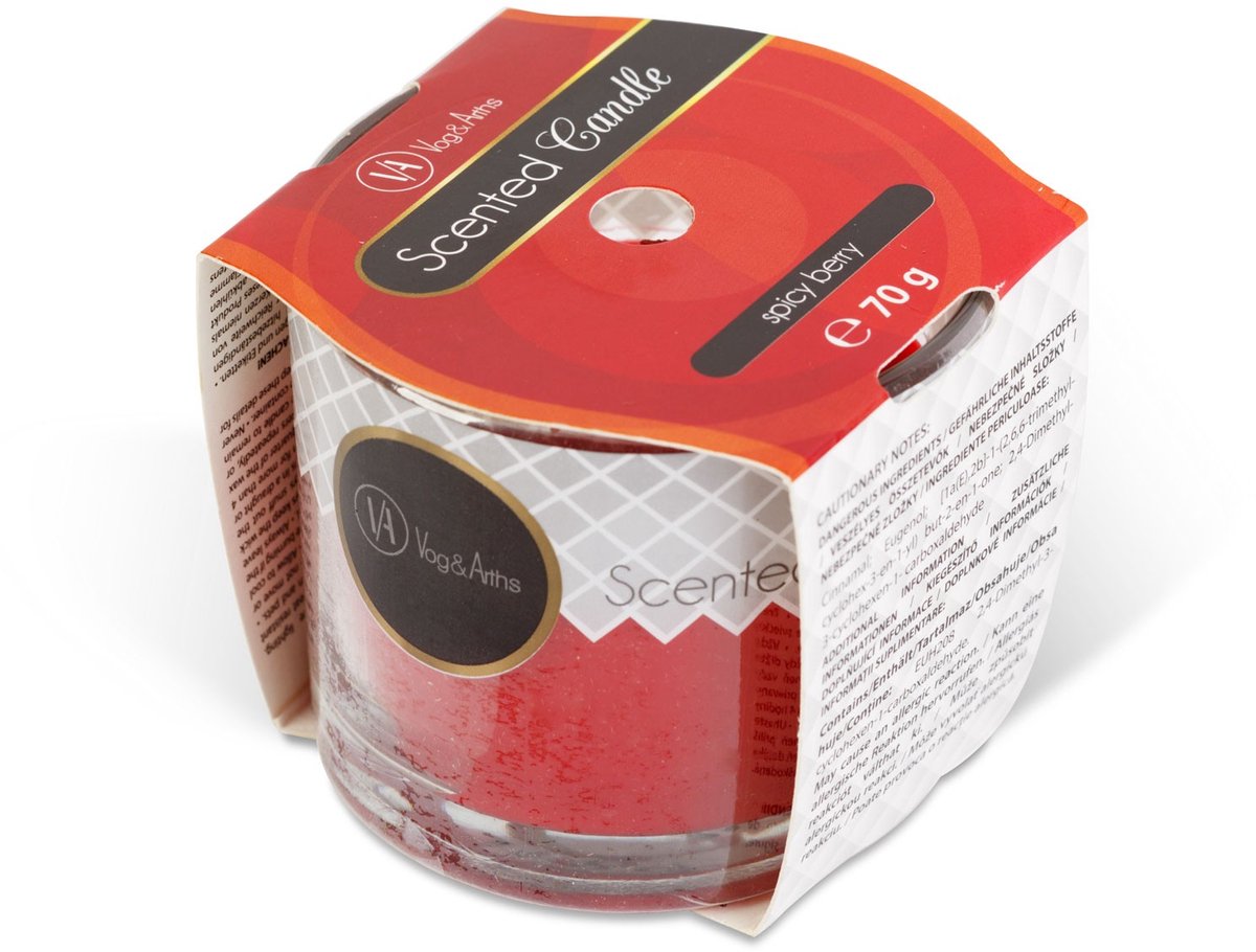 Geurkaars - kruidige bes - 70 g 1 Stuks [58810A]