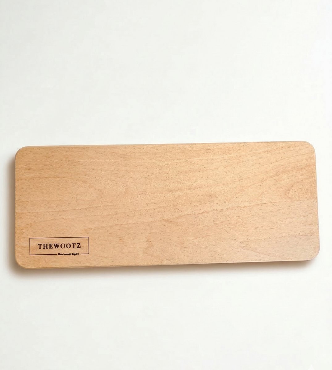 TheWootz Broodplank – Handgemaakt in Nederland – Massief Beukenhout – 45×18×3 cm – Snijden & Serveren – Brood, Kaas & Borrelplank